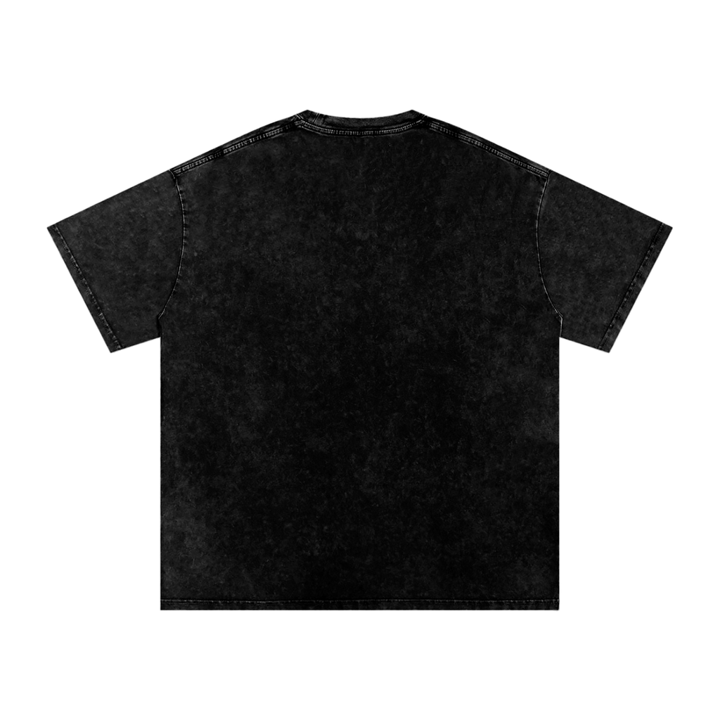 Made With Love - Snow Washed Oversized Cotton T-Shirt