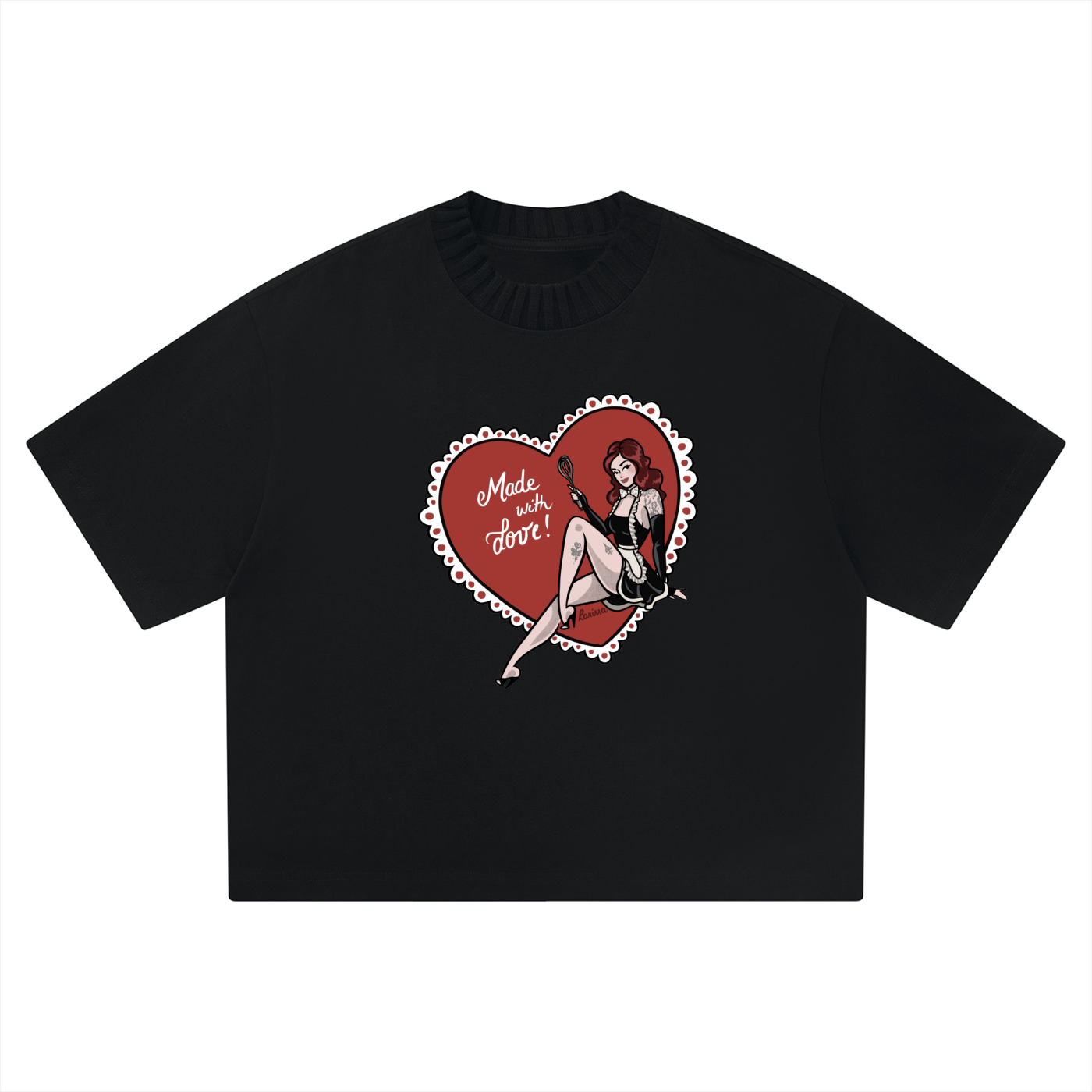Made With Love - Unisex Heavyweight Boxy T-Shirt