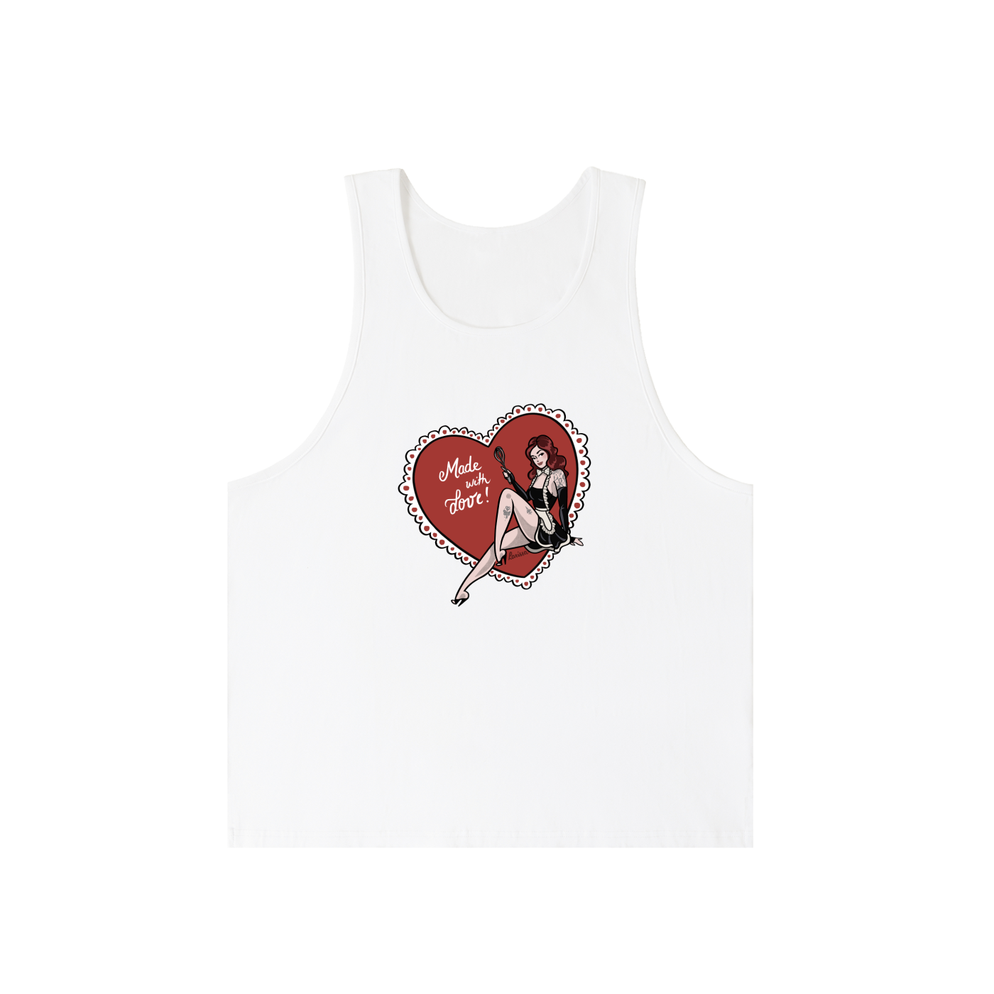 Made With Love - Unisex Loose Tank Top