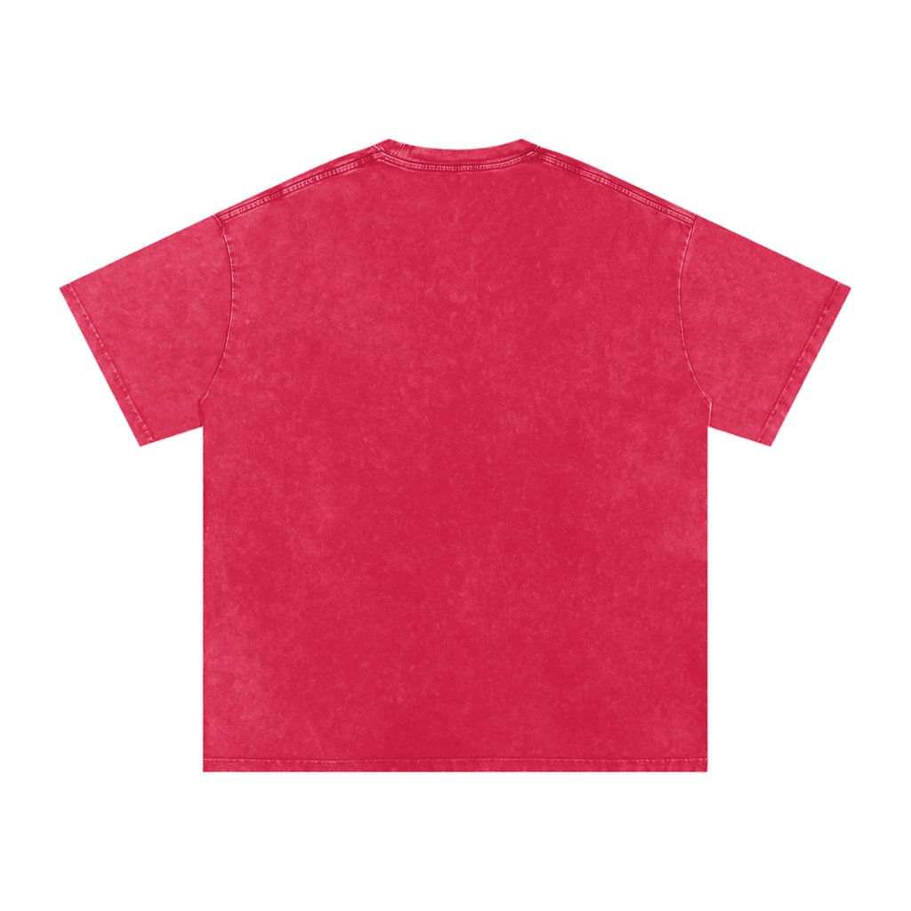 Made With Love - Snow Washed Oversized Cotton T-Shirt