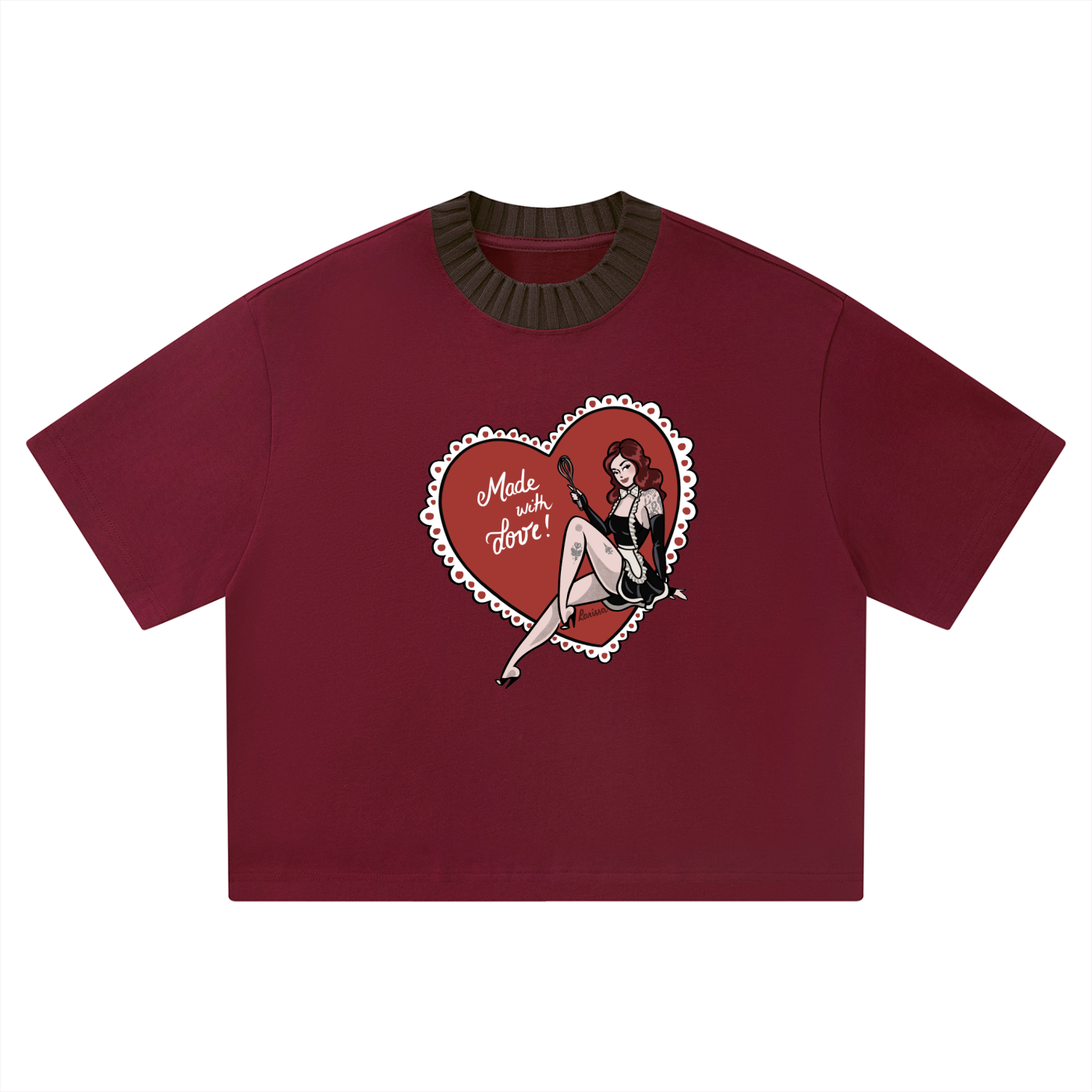 Made With Love - Unisex Heavyweight Boxy T-Shirt