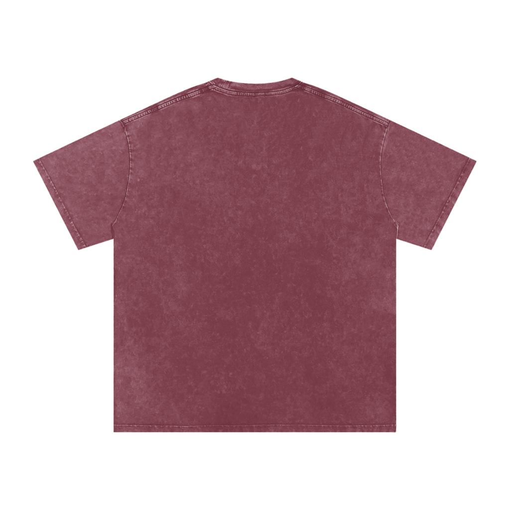 Made With Love - Snow Washed Oversized Cotton T-Shirt