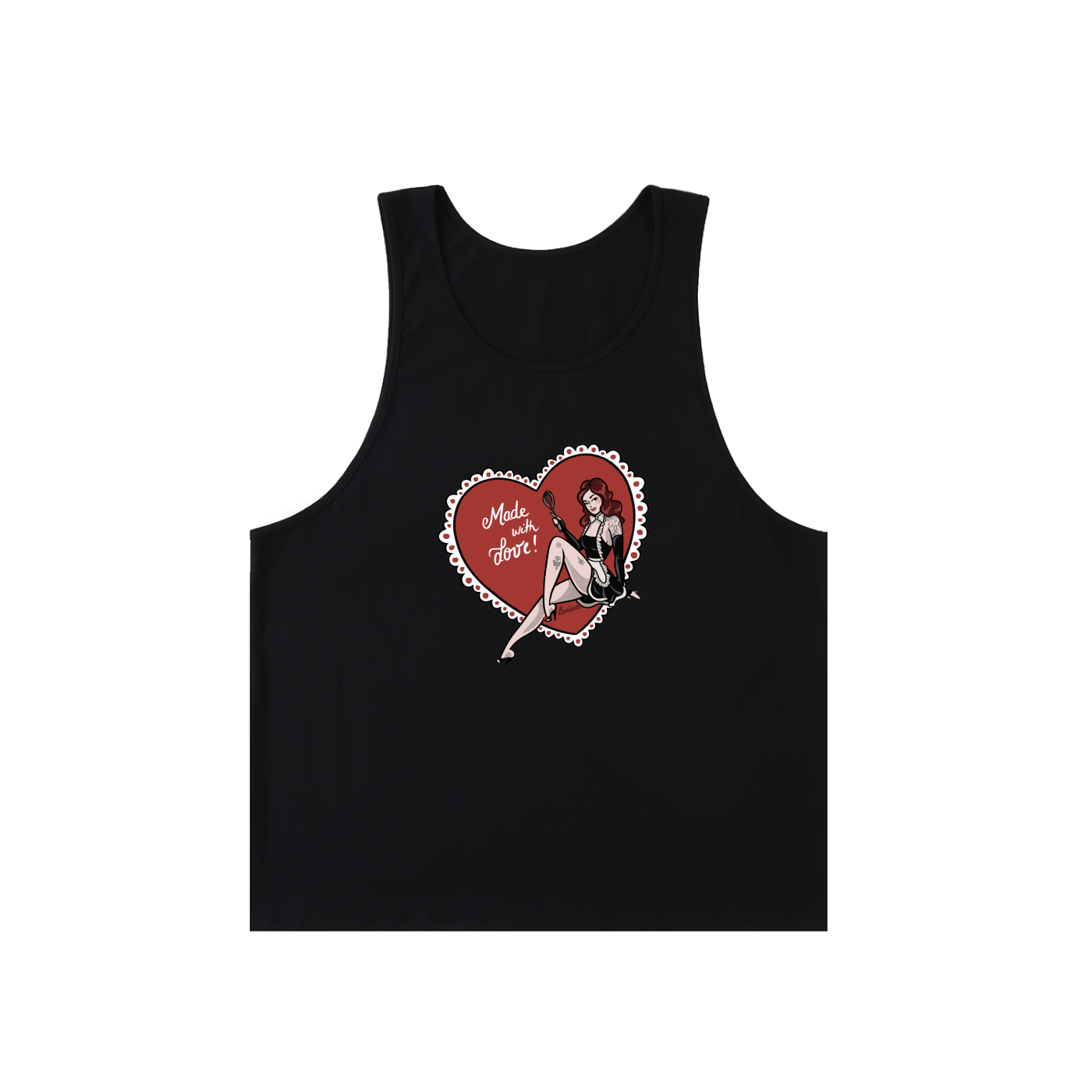 Made With Love - Unisex Loose Tank Top